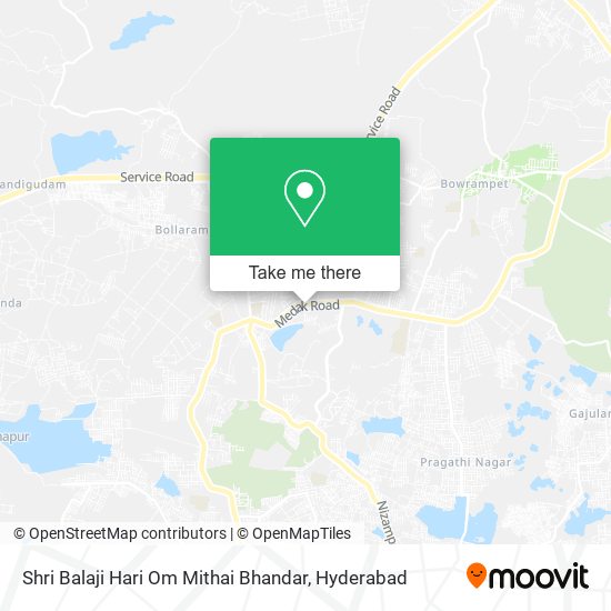 Shri Balaji Hari Om Mithai Bhandar map