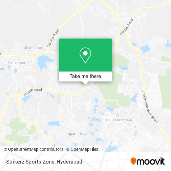 Strikerz Sports Zone map