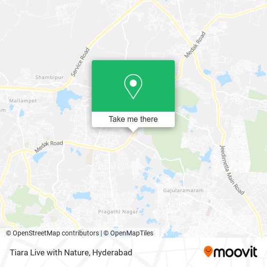 Tiara Live with Nature map