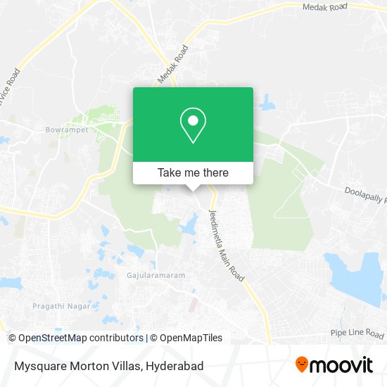 Mysquare Morton Villas map