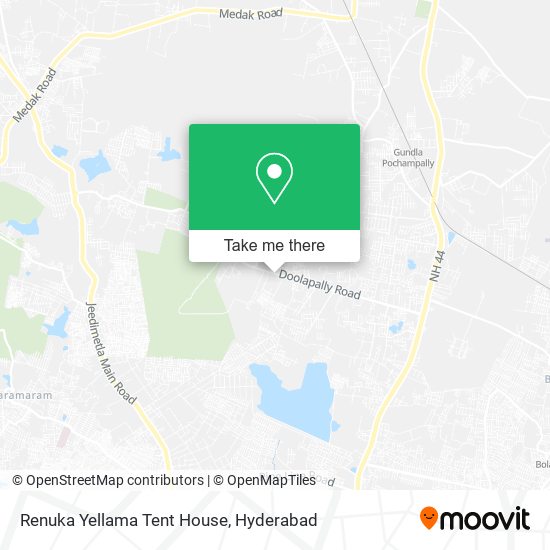 Renuka Yellama Tent House map