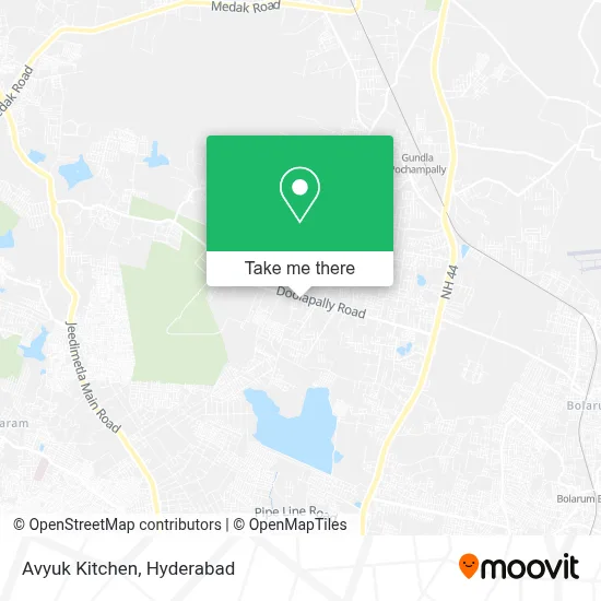 Avyuk Kitchen map