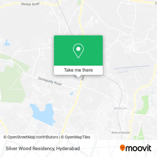 Silver Wood Residency map