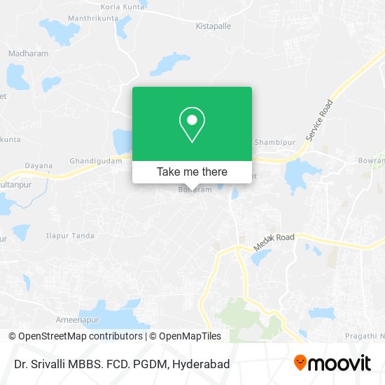 Dr. Srivalli MBBS. FCD. PGDM map