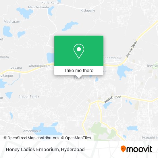 Honey Ladies Emporium map