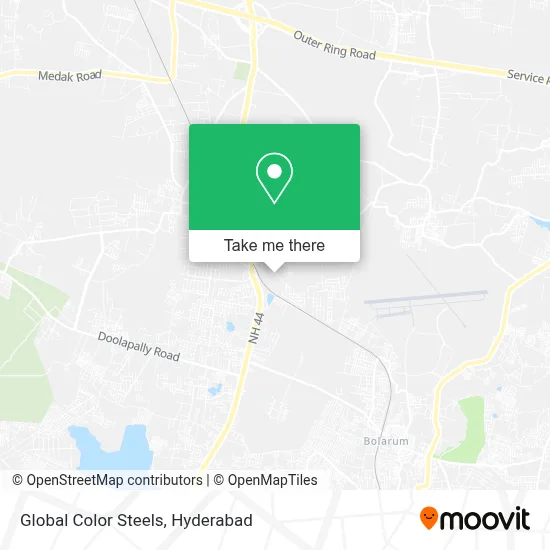 Global Color Steels map