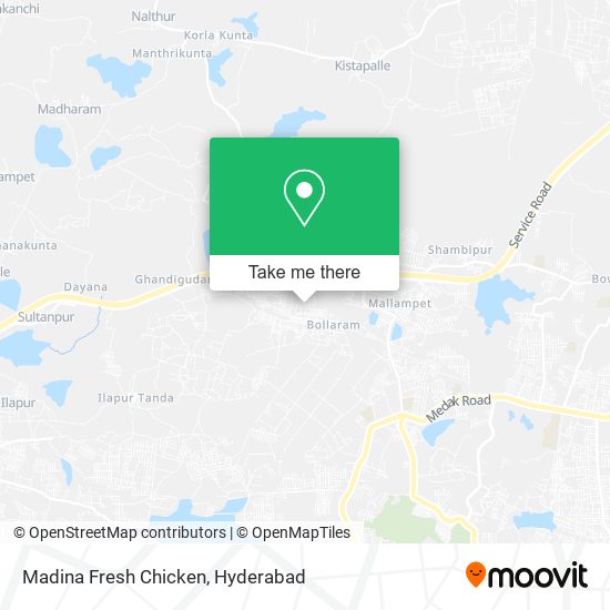 Madina Fresh Chicken map