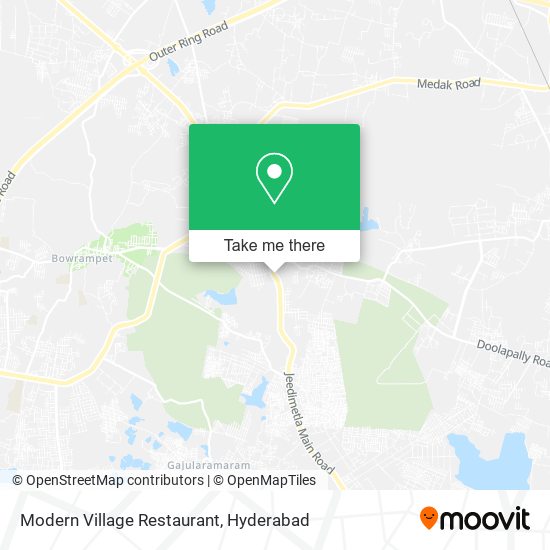 Modern Village Restaurant map