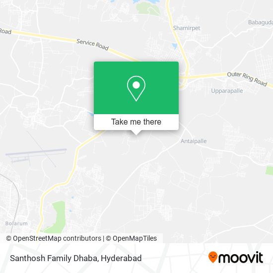 Santhosh Family Dhaba map