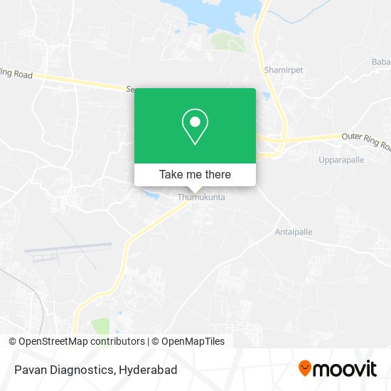 Pavan Diagnostics map