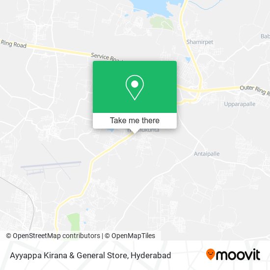 Ayyappa Kirana & General Store map