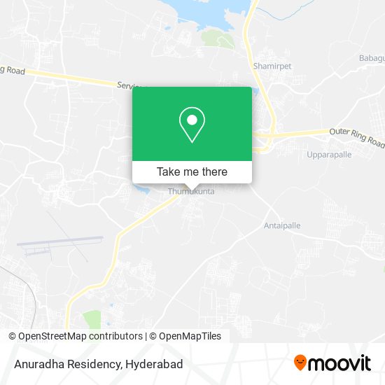 Anuradha Residency map