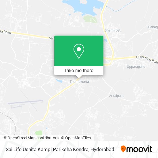 Sai Life Uchita Kampi Pariksha Kendra map