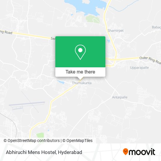 Abhiruchi Mens Hostel map