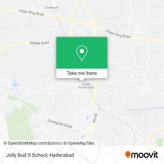 Jolly Bud S School map