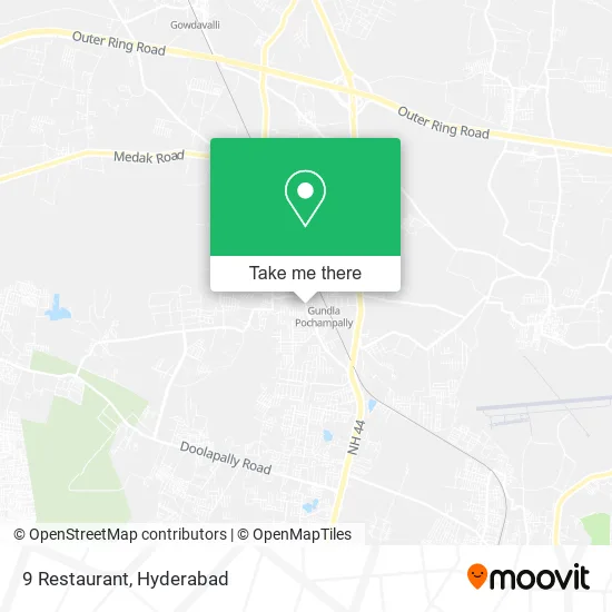 9 Restaurant map