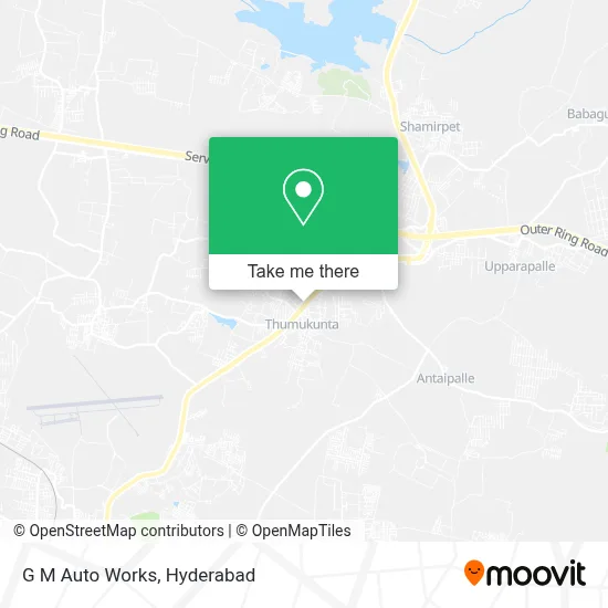 G M Auto Works map