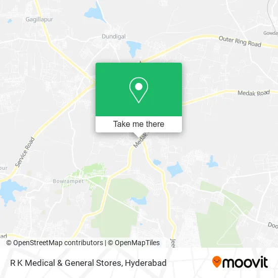 R K Medical & General Stores map