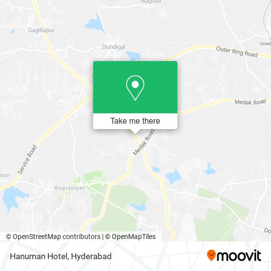 Hanuman Hotel map