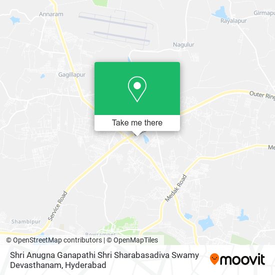 Shri Anugna Ganapathi Shri Sharabasadiva Swamy Devasthanam map