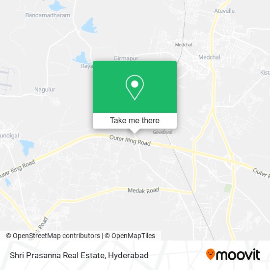 Shri Prasanna Real Estate map