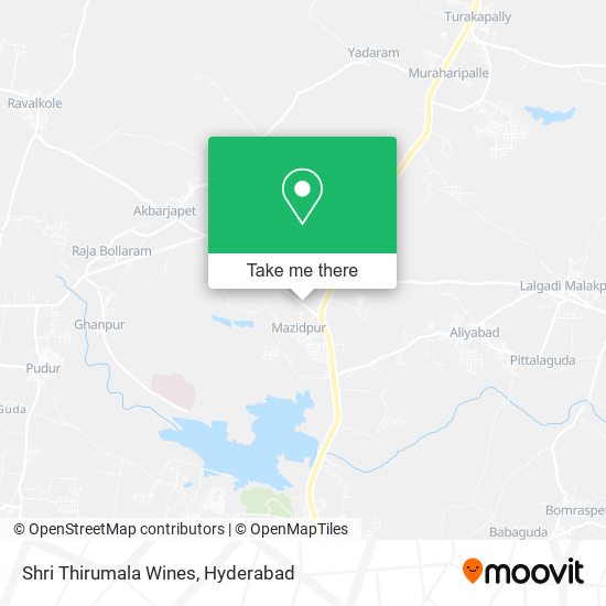 Shri Thirumala Wines map