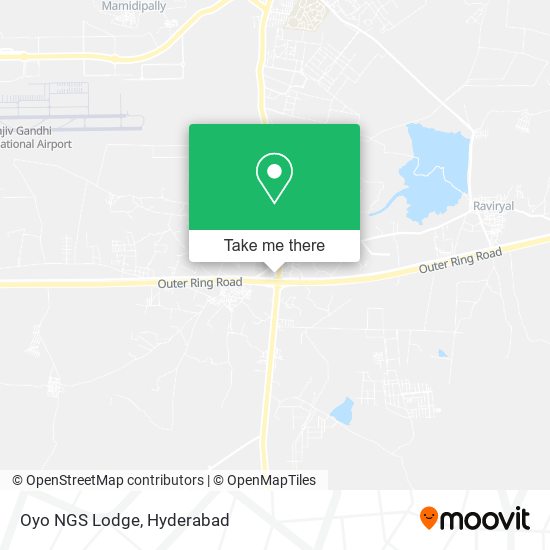 Oyo NGS Lodge map