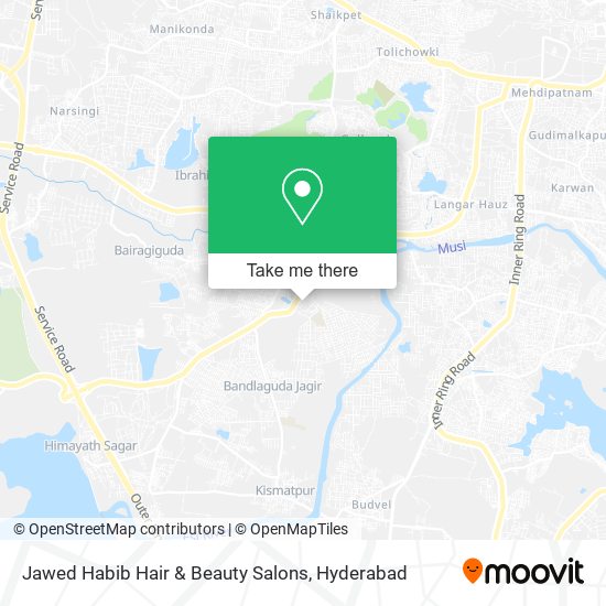 Jawed Habib Hair & Beauty Salons map