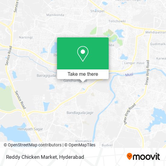 Reddy Chicken Market map