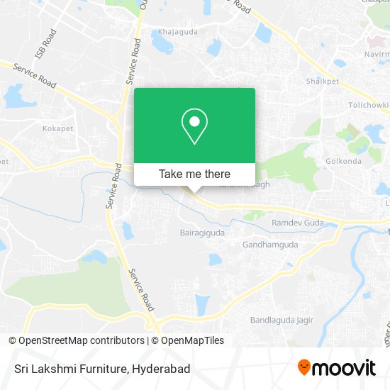 Sri Lakshmi Furniture map
