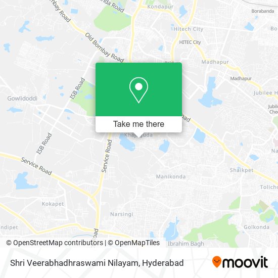 Shri Veerabhadhraswami Nilayam map