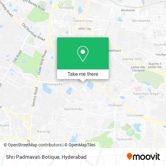 Shri Padmavati Botique map