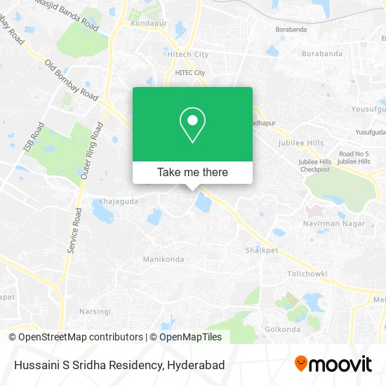 Hussaini S Sridha Residency map