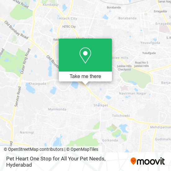 Pet Heart One Stop for All Your Pet Needs map