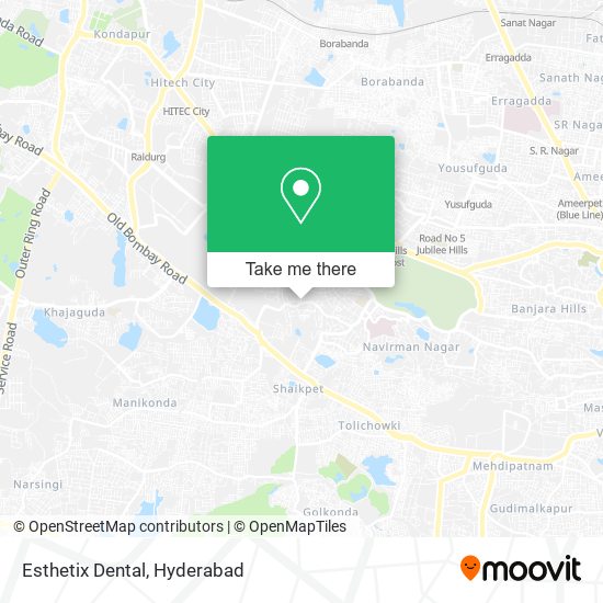 Esthetix Dental map