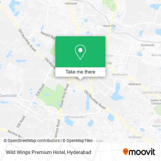 Wild Wings Premium Hotel map