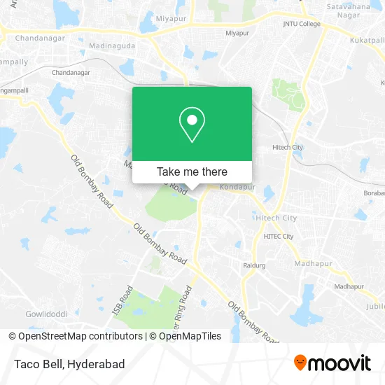 Taco Bell map