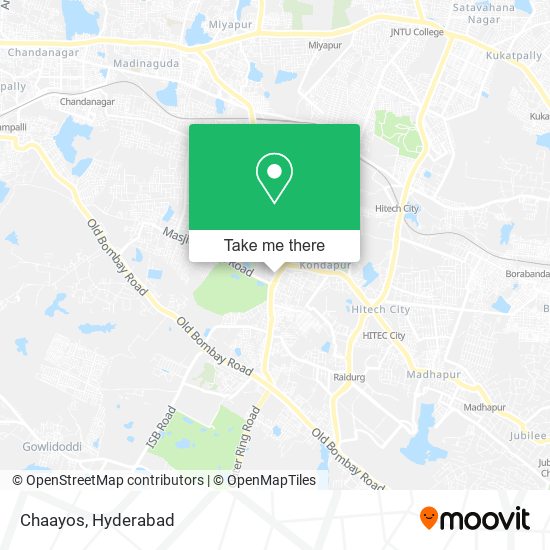 Chaayos map