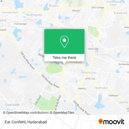 Eat Confetti map