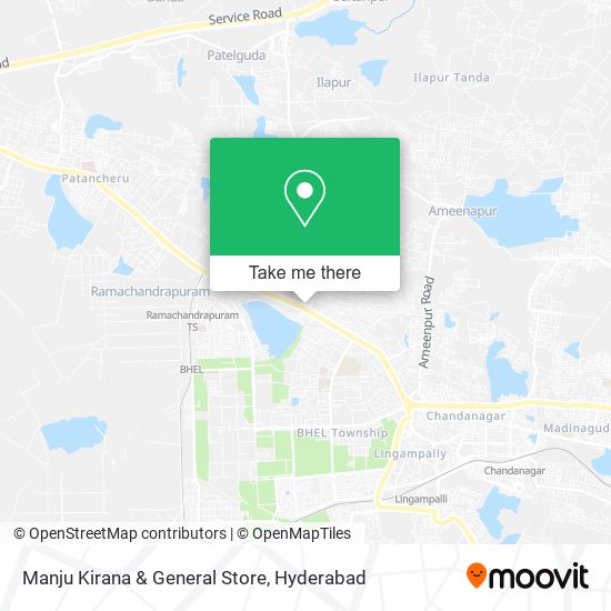 Manju Kirana & General Store map