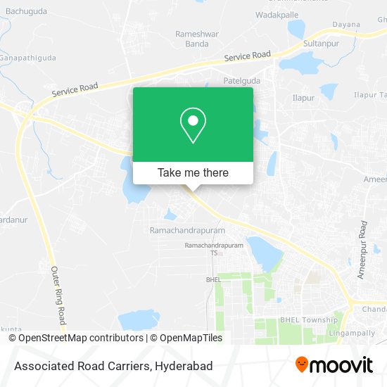 Associated Road Carriers map