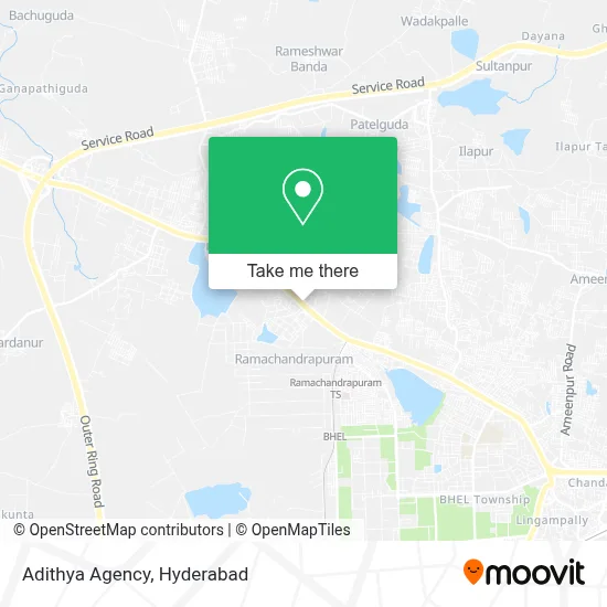 Adithya Agency map