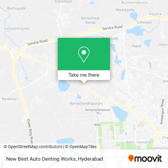New Best Auto Denting Works map