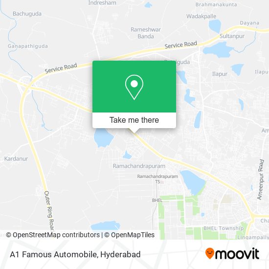 A1 Famous Automobile map