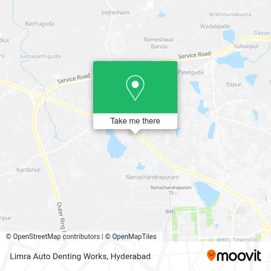 Limra Auto Denting Works map