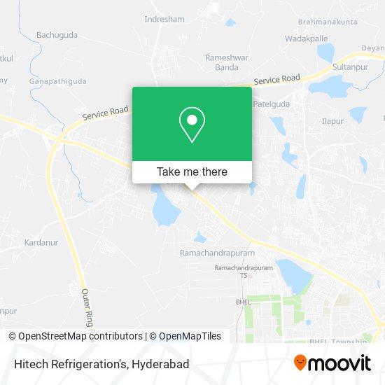 Hitech Refrigeration's map