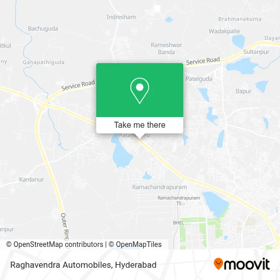 Raghavendra Automobiles map