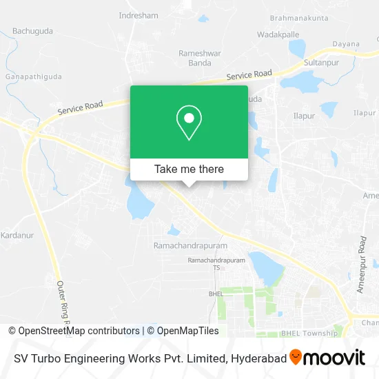SV Turbo Engineering Works Pvt. Limited map
