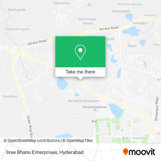 Sree Bhanu Enterprises map