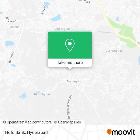 Hdfc Bank map